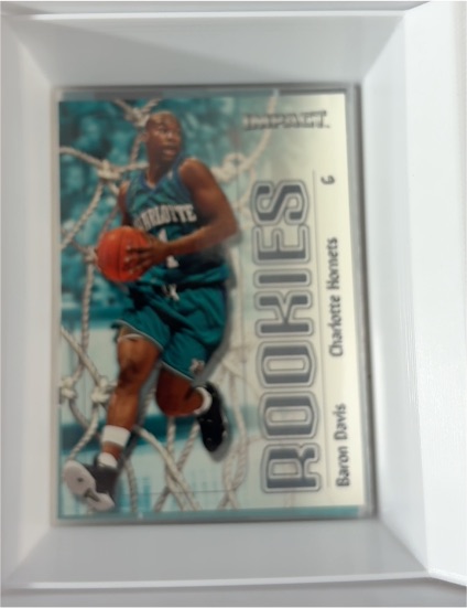 1999-00 SkyBox Impact #55 Baron Davis Rookie — front