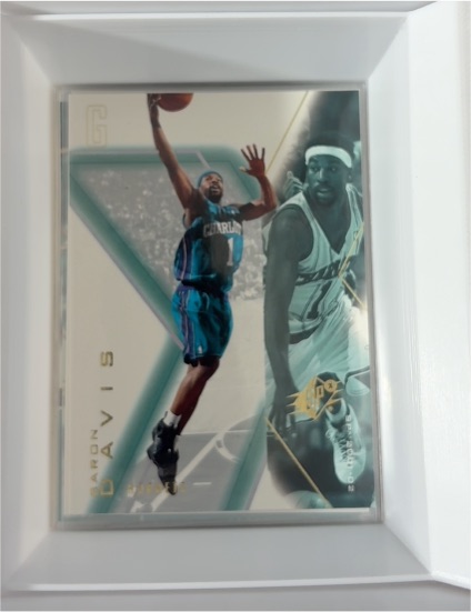 2001-02 SPx #7 Baron Davis — front