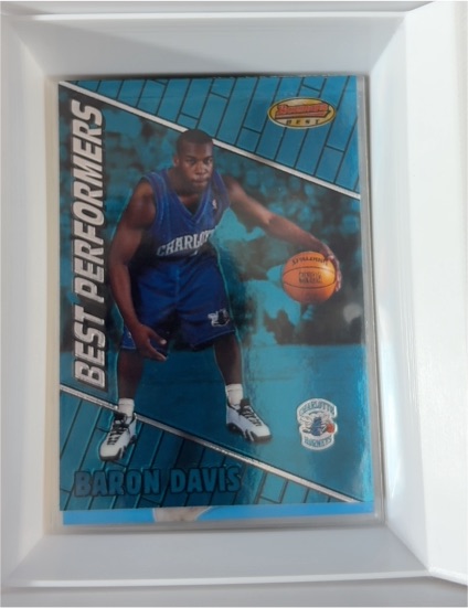 1999-00 Bowman's Best #97 Baron Davis — front
