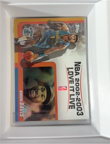 2003-04 Topps #LL-BD Baron Davis Love it Live — front