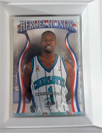 2001-02 Topps TCC #HH5 Baron Davis Heroes Honor — front