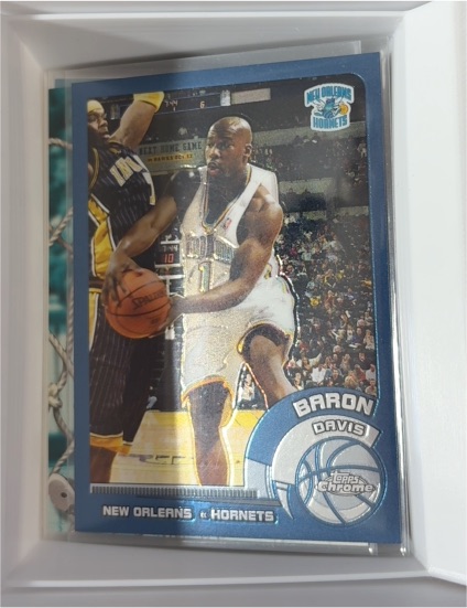 2002-03 Topps Chrome #54 Baron Davis — front