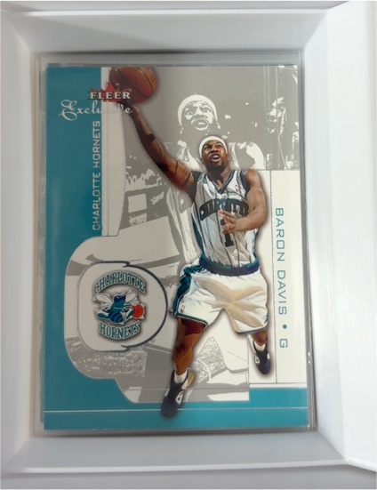 2001-02 Fleer Exclusive #5 Baron Davis — front