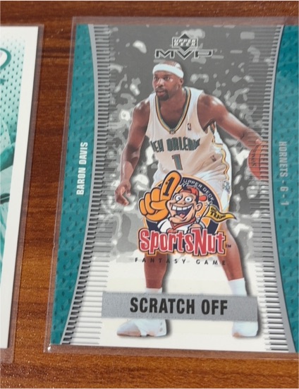 2003-04 Upper Deck MVP #SN50 Baron Davis — front