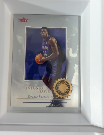 2000-01 Fleer Authority #40 Antonio Davis — front