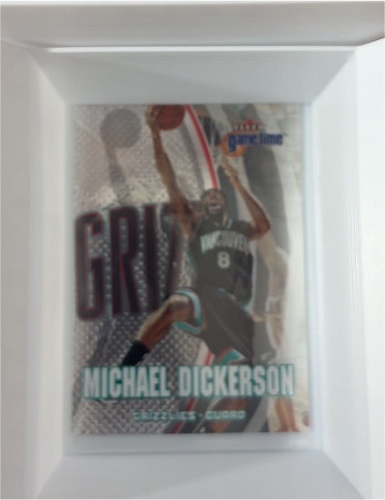 2000-01 Fleer Game Time #33 Michael Dickerson — front