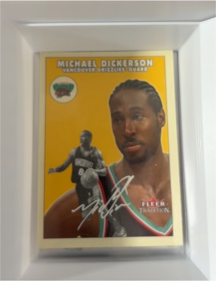 2000-01 Fleer Tradition #110 Michael Dickerson — front