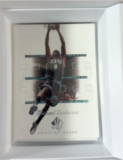 2001-02 Upper Deck SP Authentic #43 Michael Dickerson — front