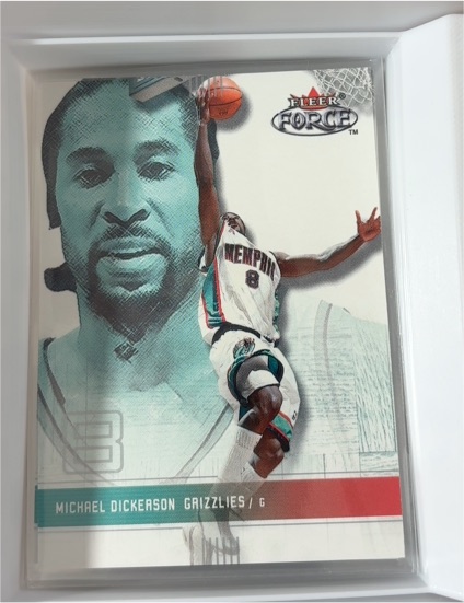 2001-02 Fleer Force #37 Michael Dickerson — front
