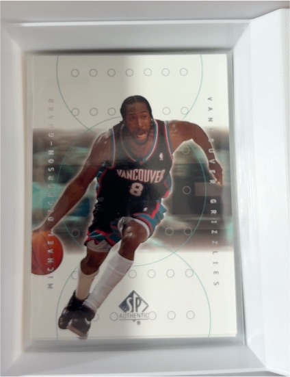 2000-01 Upper Deck SP Authentic #87 Michael Dickerson — front