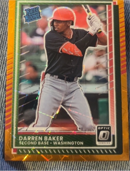 2025 Panini Donruss Optic #43 Darren Baker — front