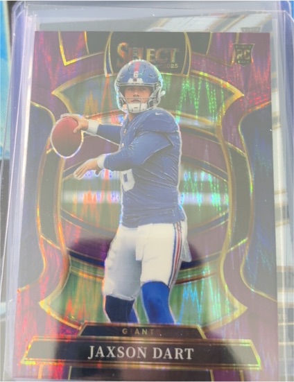 2025 Panini Select #93 Jaxson Dart RC Concourse Level New York Giants — front