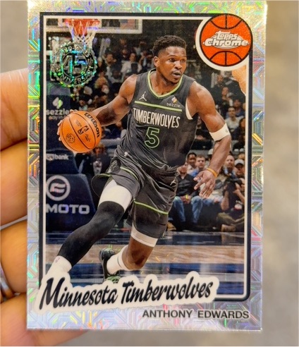 2025-26 Topps Chrome #TC-AE Anthony Edwards — front