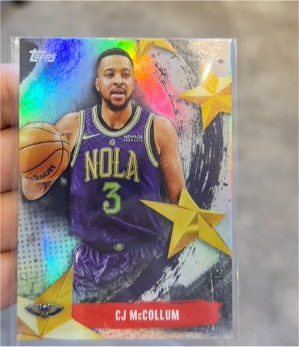 2025-26 Topps Stars of the NBA #SA-30 CJ McCollum — front