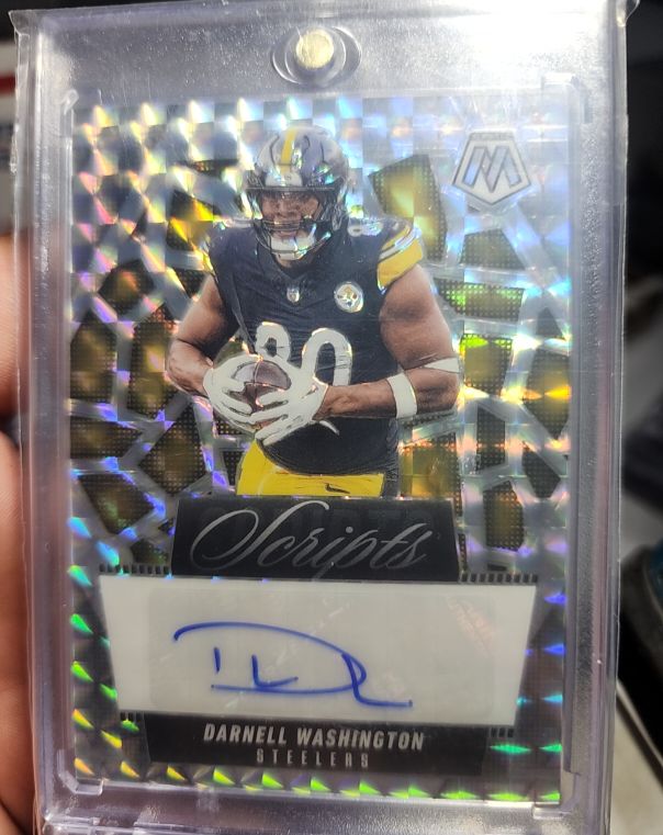 2025 Panini Mosaic Scripts #SCR-DWN Darnell Washington — front