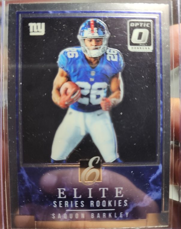 2018 Donruss Optic #RES-SB Saquon Barkley — front