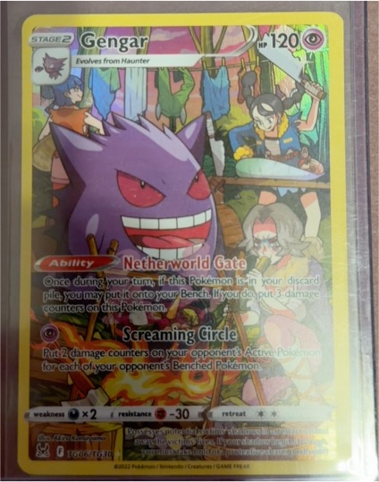 2022 Pokemon Lost Origin #TG06 Gengar — front
