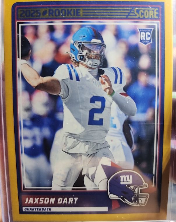 2025 Panini Score #35 Jaxson Dart — front