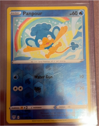 2020 Pokémon Darkness Ablaze #041 Panpour — front