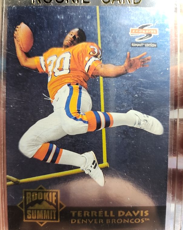 1995 Score Summit #18 Terrell Davis — front