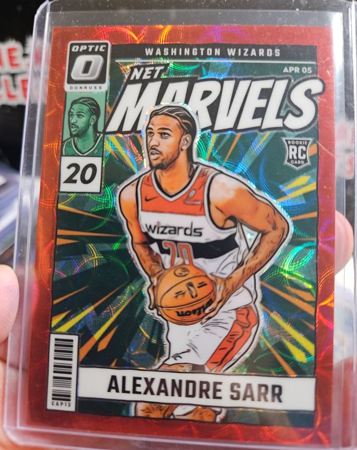 2024 Donruss Optic #7 Alexandre Sarr Net Marvels — front