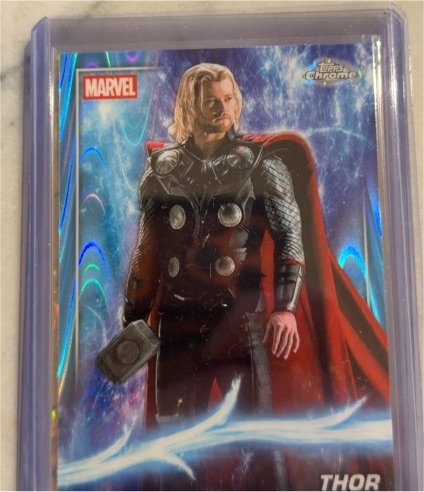 2025 Topps Chrome Marvel Studios #10 Thor — front