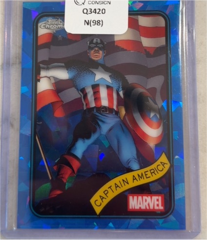 2025 Topps Chrome Marvel #185 Captain America — front