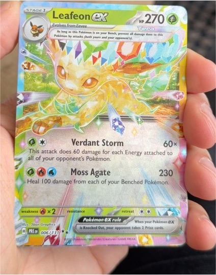 2025 Pokémon #006 Leafeon ex — front