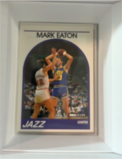 1989-90 Hoops #155 Mark Eaton Utah Jazz — front