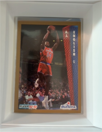 1992-93 Fleer #232 A.J. English — front