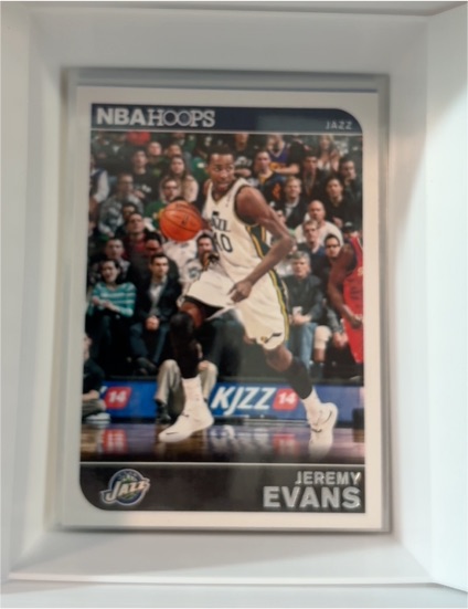 2014-15 Panini NBA Hoops #100 Jeremy Evans — front