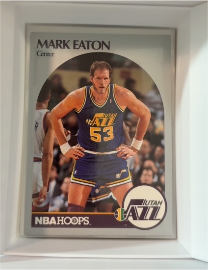 1990-91 Hoops #287 Mark Eaton Utah Jazz — front