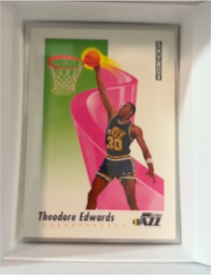 1991-92 SkyBox #280 Theodore Edwards — front