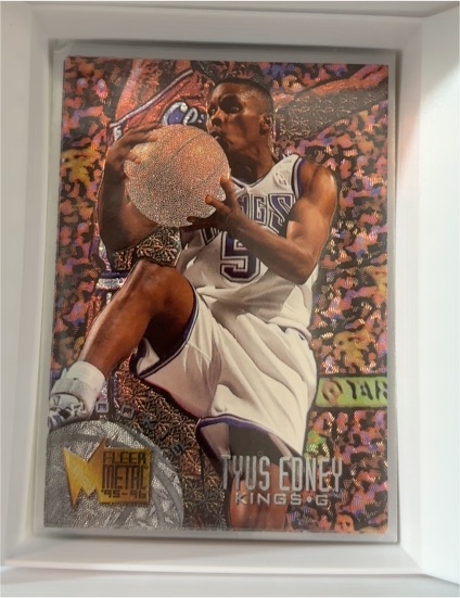 1995-96 Fleer Metal #186 Tyus Edney — front