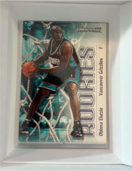 1999-00 SkyBox Impact #64 Obinna Ekezie — front