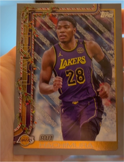 2025-26 Topps Holiday #H123 Rui Hachimura — front