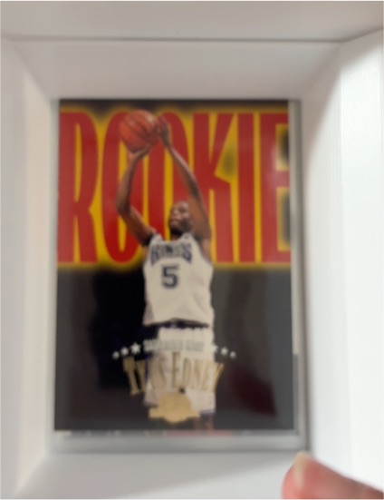 1995-96 SkyBox Premium #241 Tyus Edney Rookie Card — front
