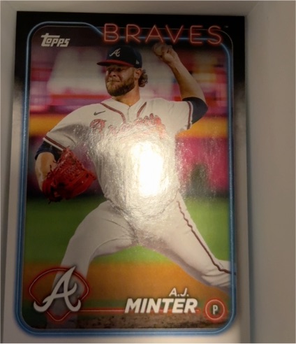 2024 Topps Series 2 #539 A.J. Minter Atlanta Braves — front