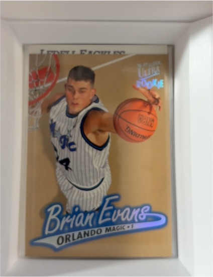 1996-97 Fleer Ultra #224 Brian Evans — front