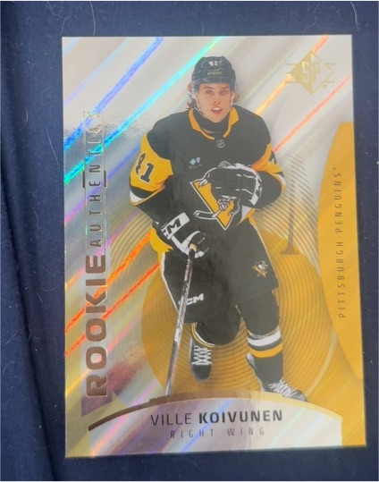 2025-26 Upper Deck SP Rookie Authentics #119 Ville Koivunen — front