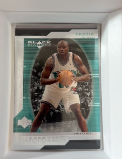 1999-00 Upper Deck Black Diamond #117 Obinna Ekezie — front