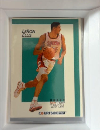 1991 Courtside Draft Pix #18 LeRon Ellis — front