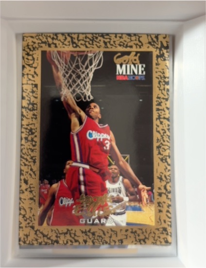 1995 SkyBox NBA Hoops Gold Mine #439 Harold Ellis — front