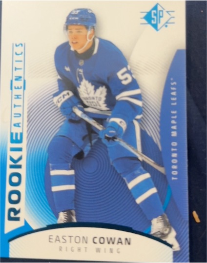 2025-26 Upper Deck SP Rookie Authentics #135 Easton Cowan — front