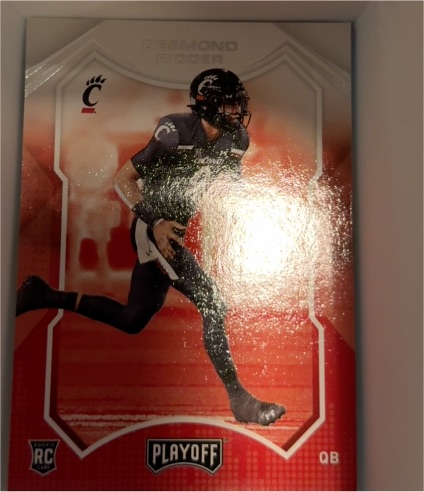 2022 Panini Chronicles Draft Picks Playoff #7 Desmond Ridder Rookie RC — front
