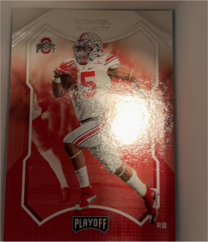 2022 Panini Chronicles Draft Picks Playoff #18 Ezekiel Elliott — front
