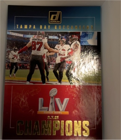 2021 Panini Donruss #C1 Tampa Bay Buccaneers Super Bowl Champions — front