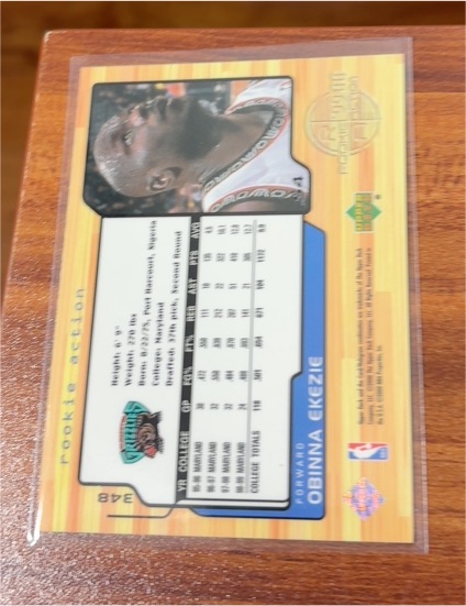 1999-00 Upper Deck #348 Obinna Ekezie — front