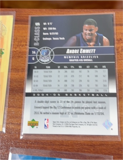 2004-05 Upper Deck R-Class Basketball #125 Andre Emmett — front