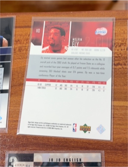 2002-03 Upper Deck Hardcourt Futures #120 Melvin Ely — front